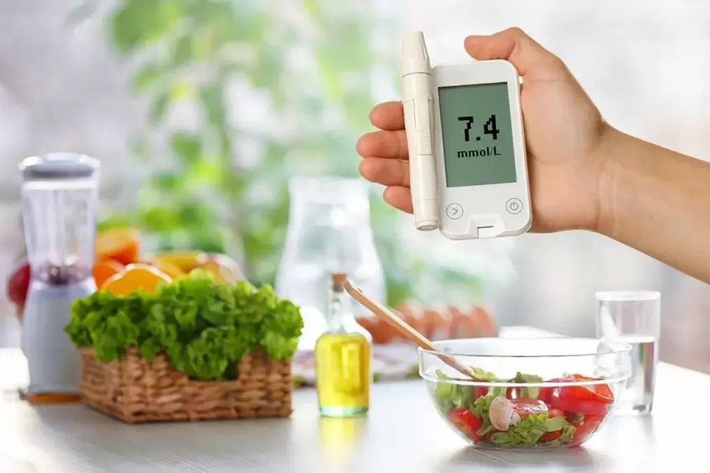 Glucometer and diabetes food